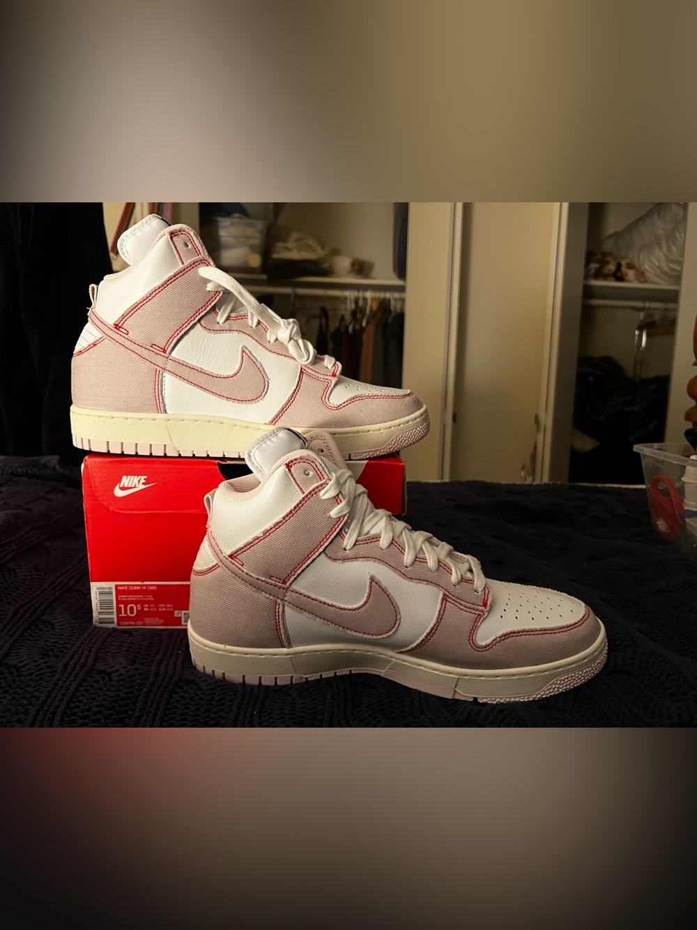 Nike Dunk High 1985 Barely Rose Summit White NWT Men’s 10.5 DQ8799-100